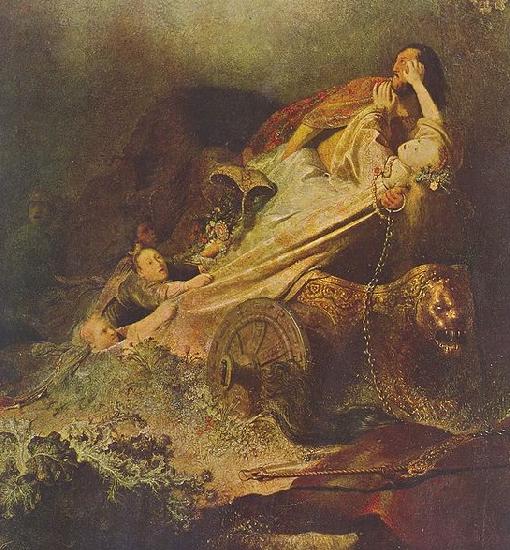 Rembrandt van rijn The abduction of Proserpina Sweden oil painting art